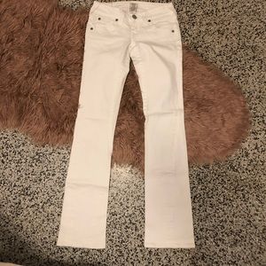 True religion white jeans